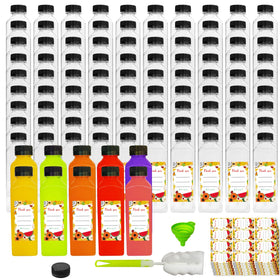 Sanyuanzhou 16oz clear bottle with black lid for on the go beverages