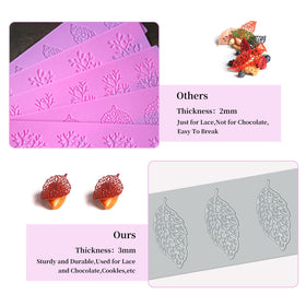 SanZaoGang multiuse molds for gum paste, fondant, resin, and clay crafts.