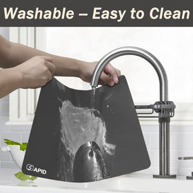 Sapid easy-clean silicone mat rolls for compact storage