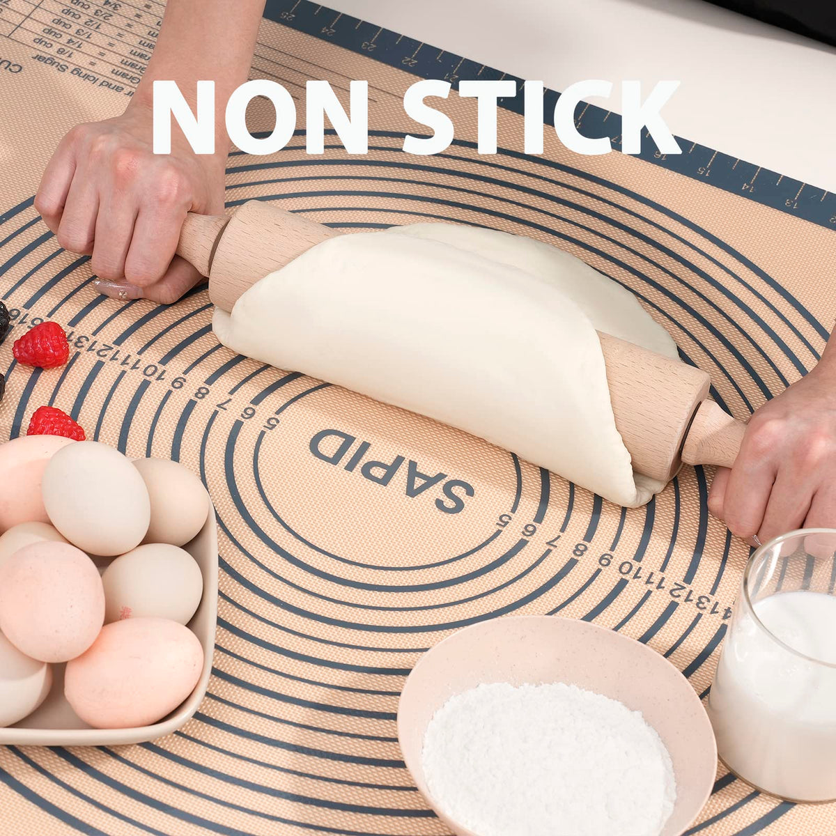 SAPID fiberglass reinforced silicone offers durable, safe surface