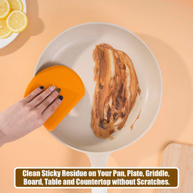 SAPID does double duty as a versatile silicone scraper for baking and cleanup