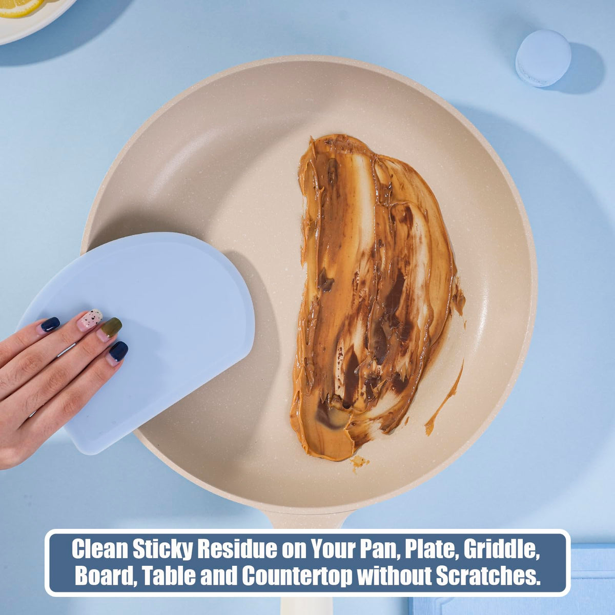 SAPID silicone dough scraper dishwasher safe for quick cleanup