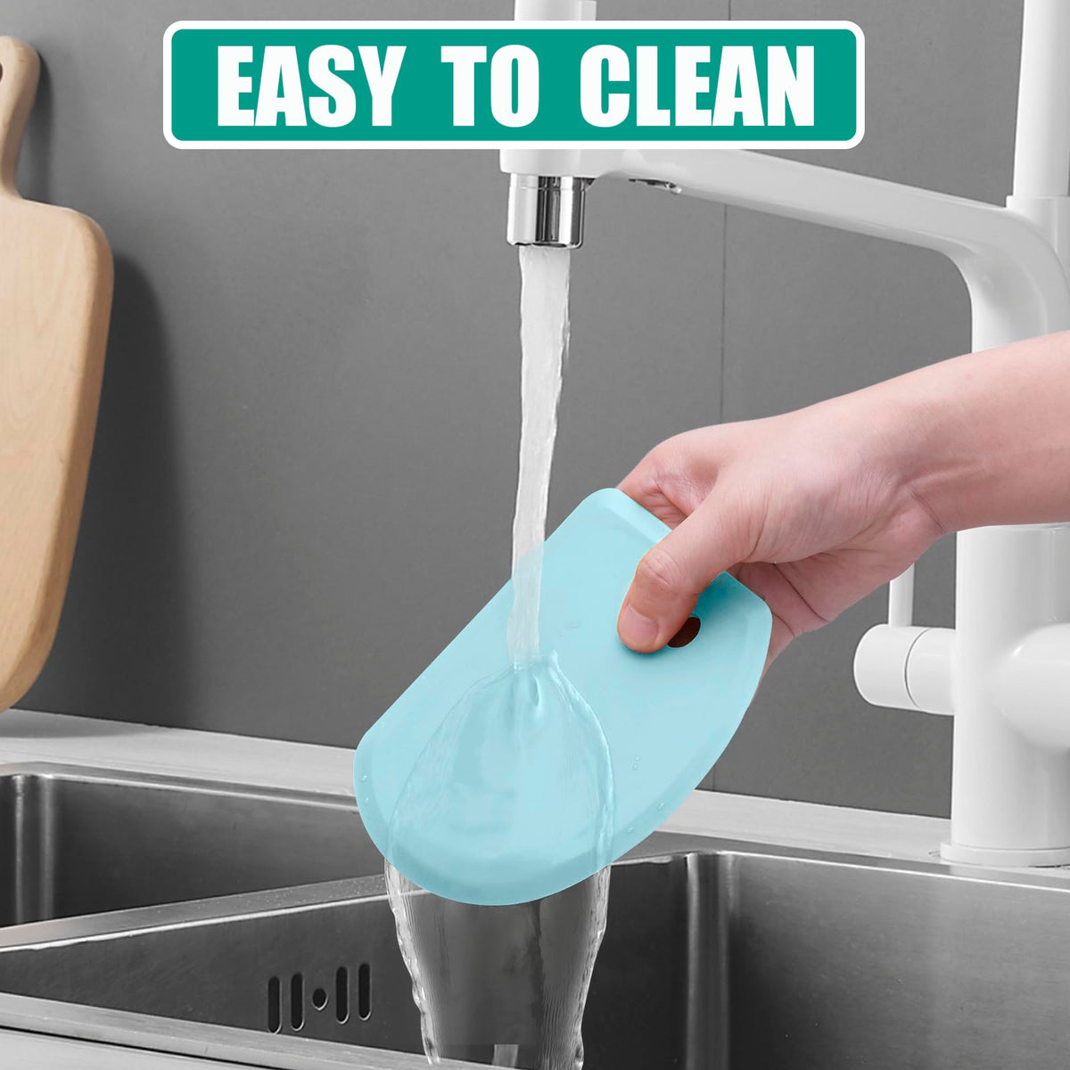 SAPID silicone dough scraper multipurpose tool for bread, batter, and more