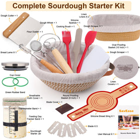 SavEase oval proofing basket 10 inch for uniform texture and crust