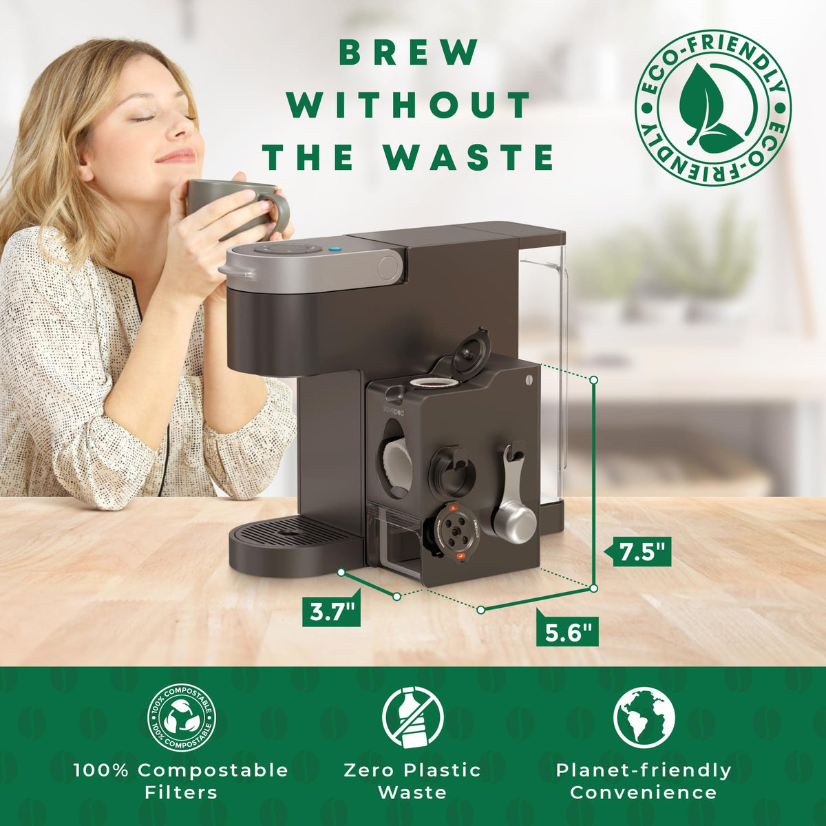 Savepod compatible with Keurig models 1.0, 2.0, K Supreme, Mini and Duo.