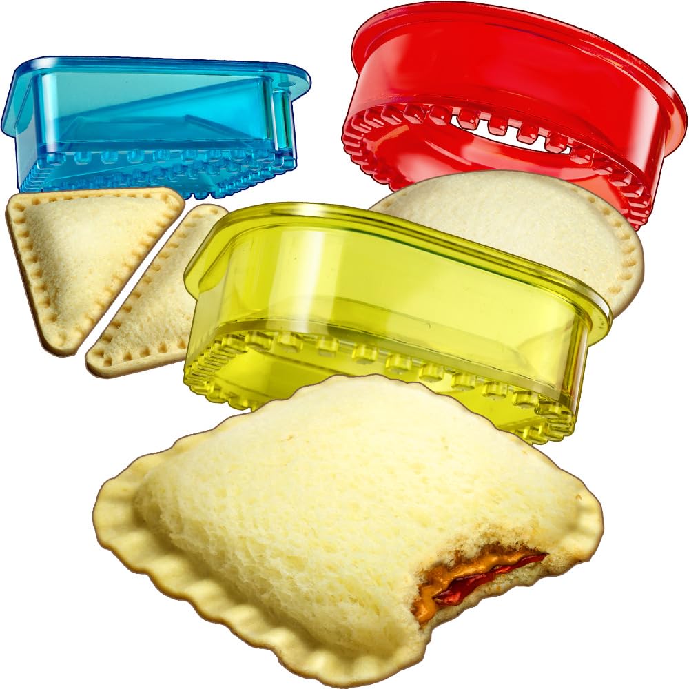Savoychef triangle sandwich cutter shapes fun, portioned lunches