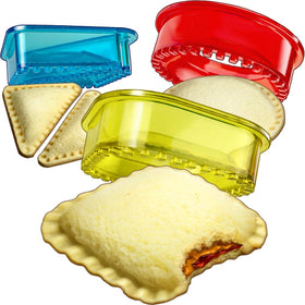 Savoychef triangle sandwich cutter shapes fun, portioned lunches