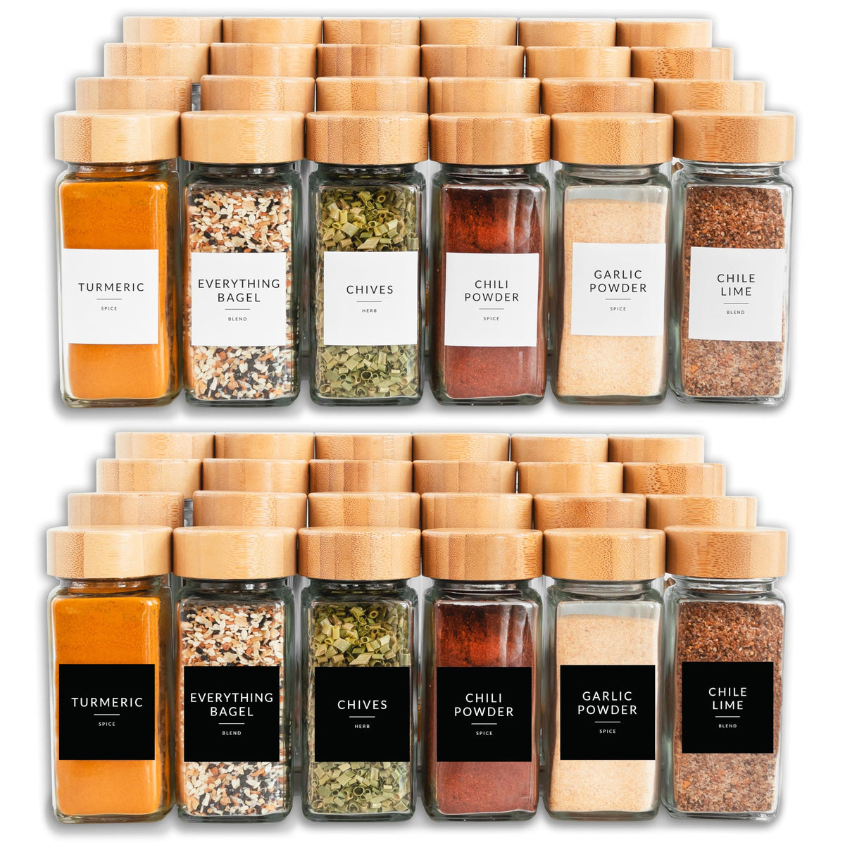 Date expiration labels help monitor spice freshness