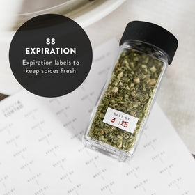 SAVVY & SORTED pepper mill lid adds versatile seasoning control.