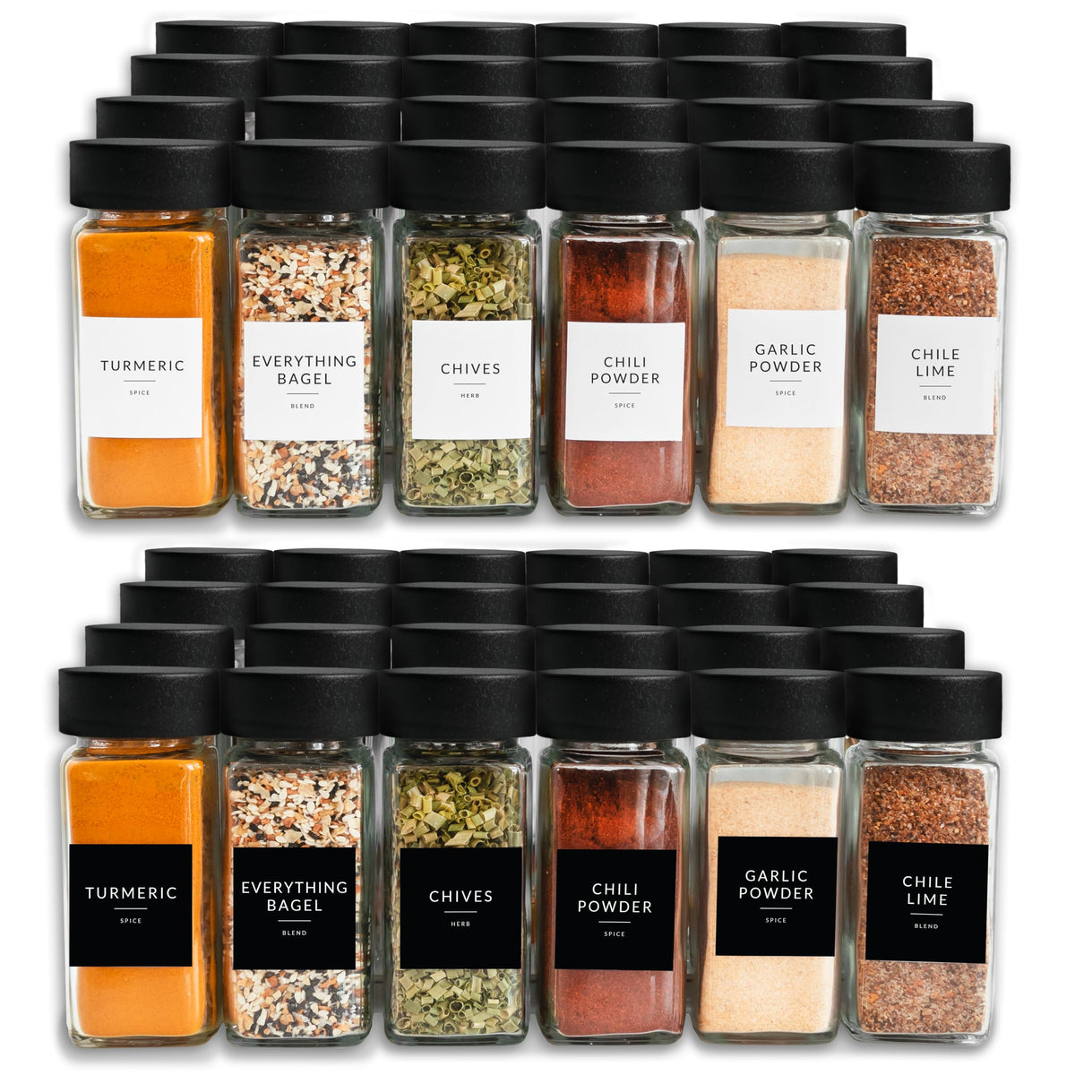 SAVVY & SORTED spice drawer setup for a compact kitchen.