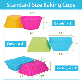 SAWNZC non-stick baking cups – effortless cake release and quick cleanup