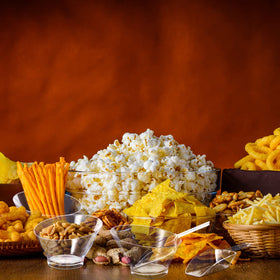 Sawysine angled serving bowls present foods attractively at gatherings