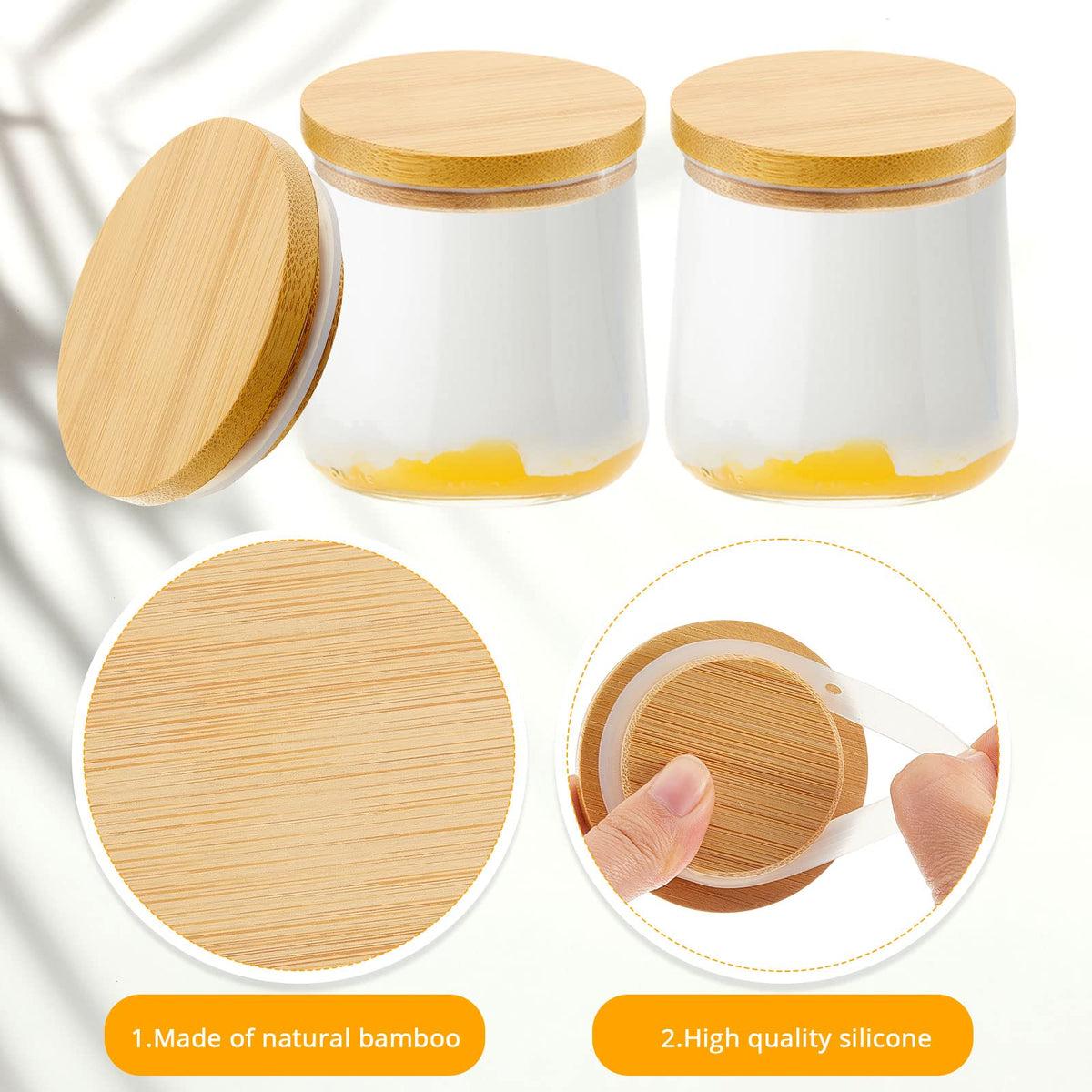 Sawysine Oui-compatible lid packaging, ideal for organized kitchen shelves