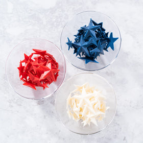 Sawysine party snack displays simplify serving at events.