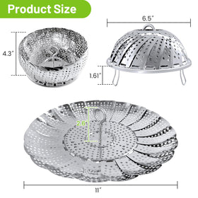 Sayfine stainless steel petals showcase premium build for durable, everyday steaming.