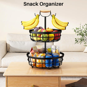 SAYZH black finish complements modern kitchen decor and storage needs