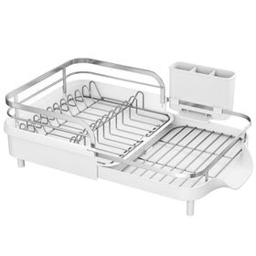 SAYZH dish drying rack kitchen organization helps streamline dish cleanup routines