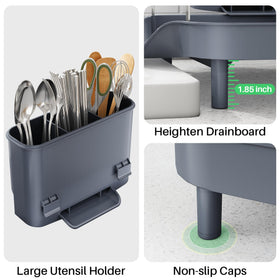 SAYZH anti-slip caps guard the counter and prevent slips.