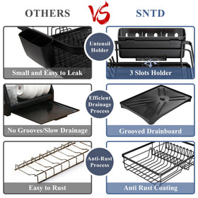 SAYZH drainboard with rotating spout directs water to the sink.