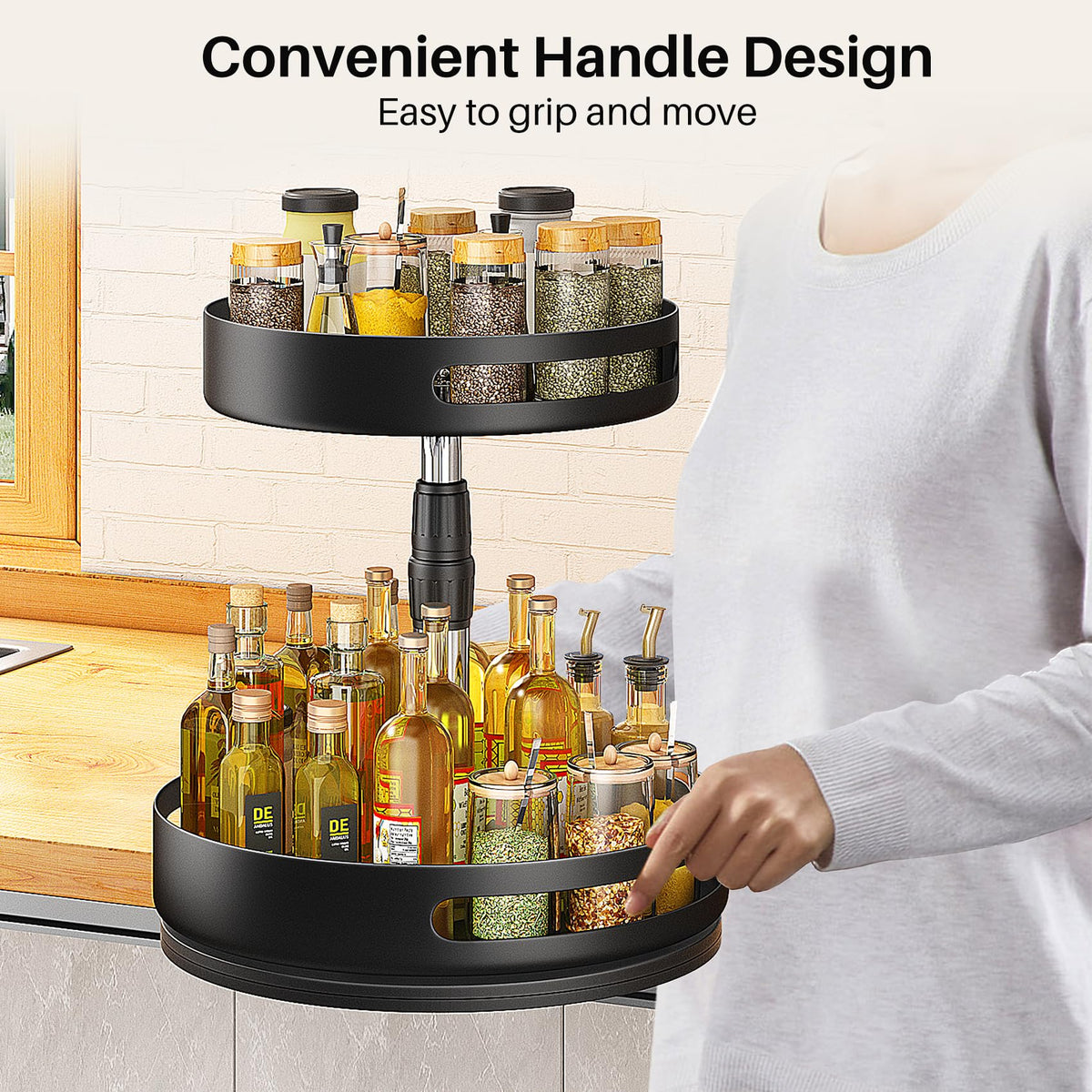 SAYZH Easy-to-clean metal construction supports long-term kitchen use.