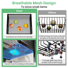 SAYZH detachable mesh basket offering easy access and large capacity