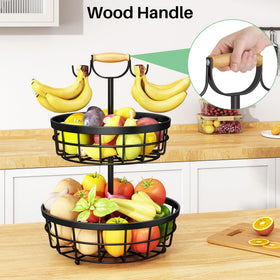 SAYZH fruit, bread and potatoes stored neatly in two levels