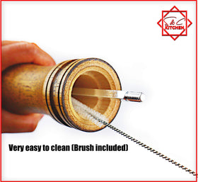 S&C Living cleaning brush included with the grinder