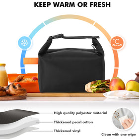 Scandihome lunch bag zipper close-up emphasizes sealing performance to keep meals fresh