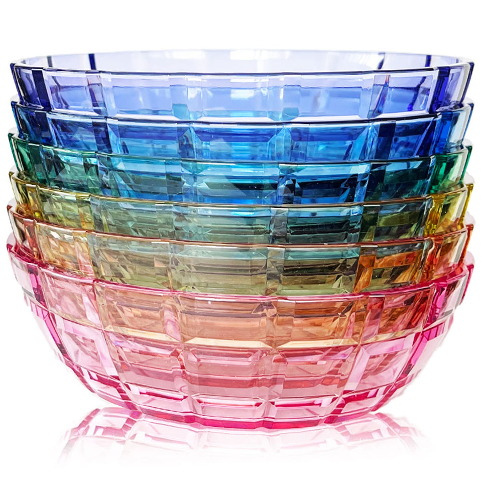 Scandinovia 13oz unbreakable bowls top view show sturdy, premium tableware for gatherings.