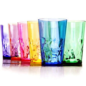 SCANDINOVIA 19oz unbreakable glasses in a modern table setting for everyday use.