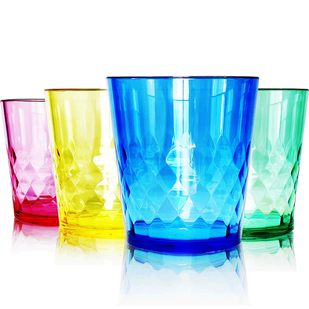 SCANDINOVIA 8 oz unbreakable tumbler in clear acrylic for everyday use.