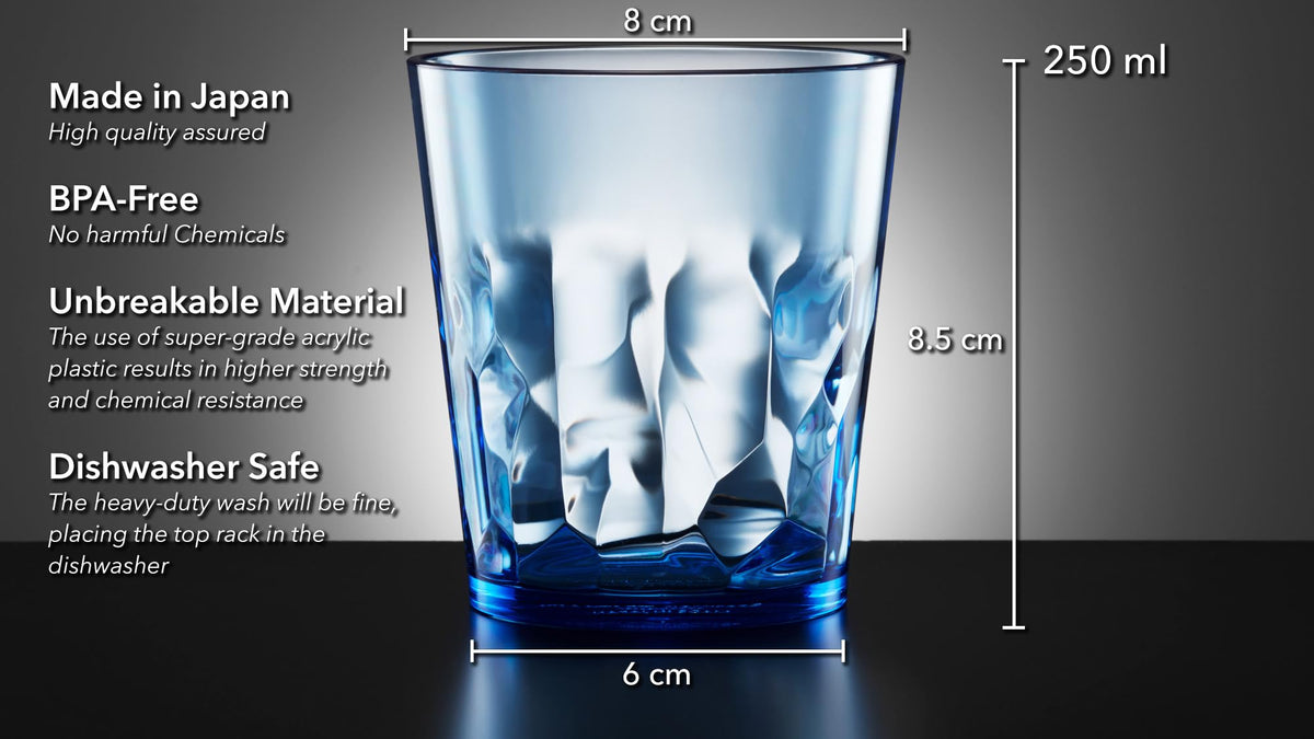 SCANDINOVIA colorful durable tumblers add style to casual dining and snacks.