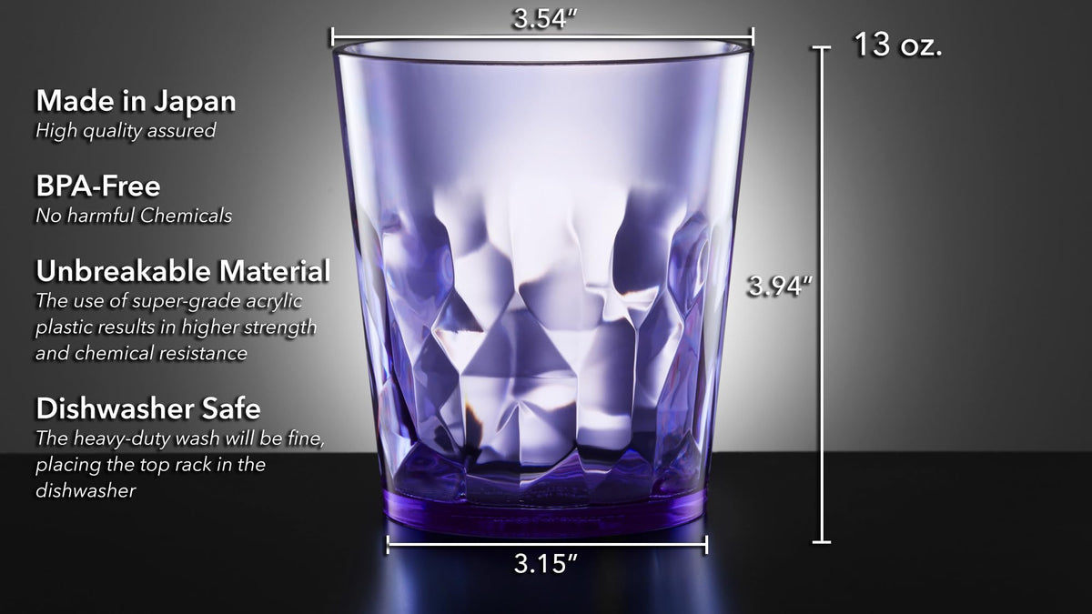 SCANDINOVIA dishwasher-safe acrylic glasses simplify cleanup after gatherings