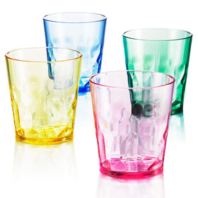 SCANDINOVIA kid-friendly durable plastic cups in bright colors for everyday meals.