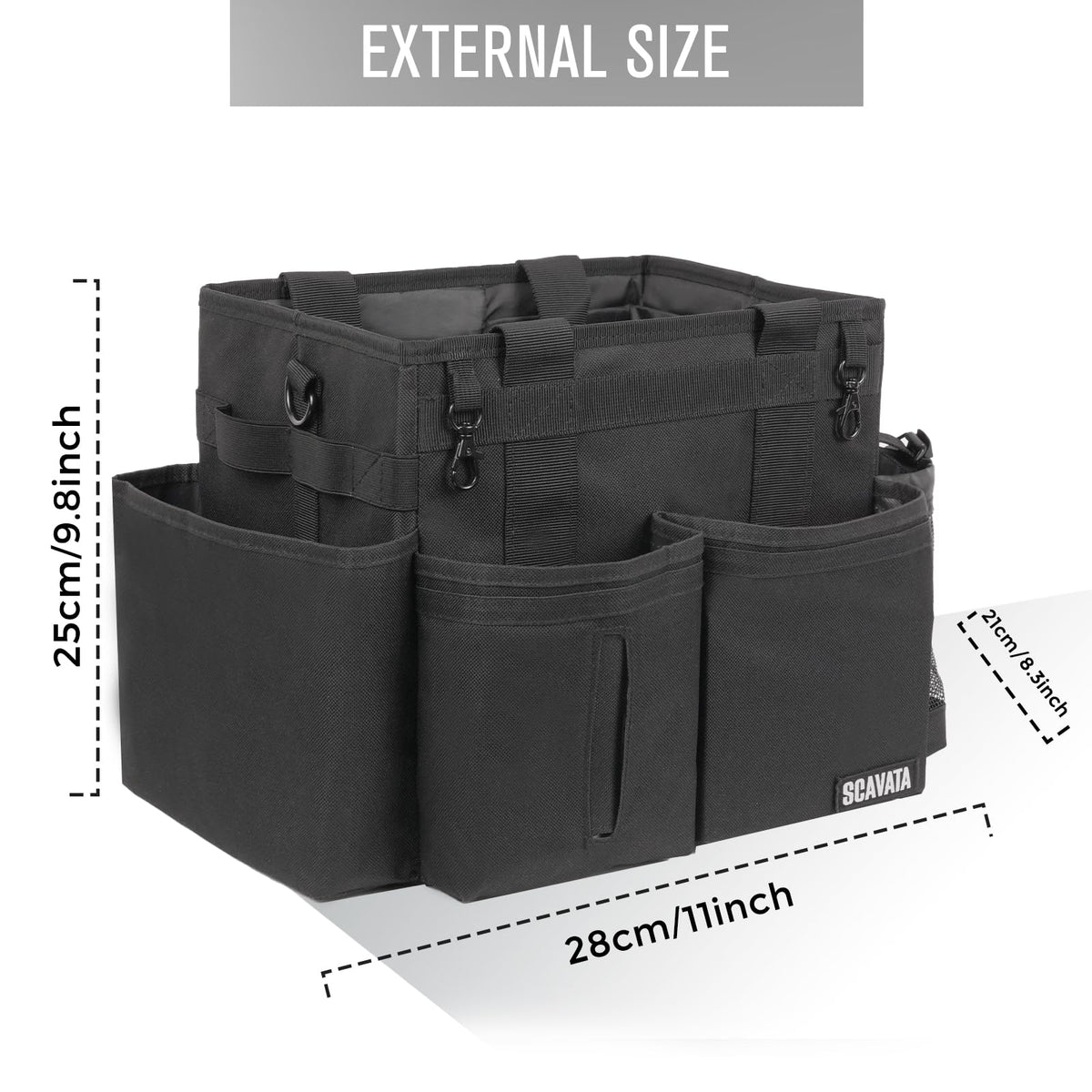 SCAVATA 900D water-resistant fabric ensures lightweight longevity for daily use.