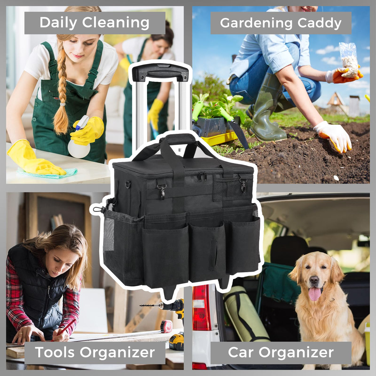 SCAVATA adjustable shoulder strap offers flexible carrying options.
