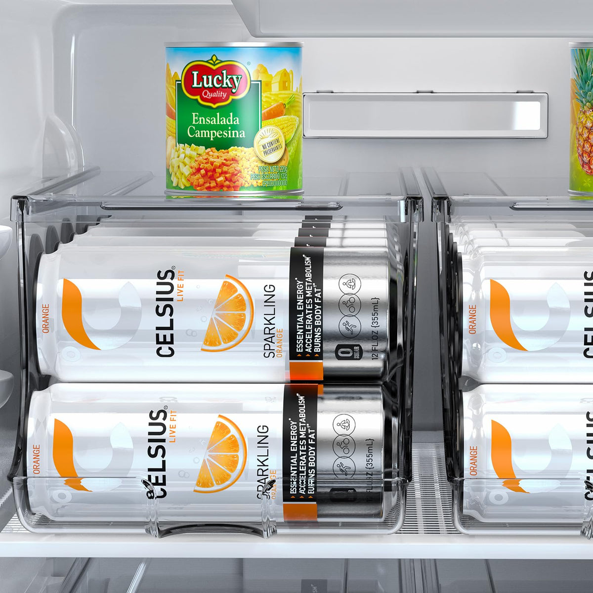 SCAVATA stackable can bin with lid protects from dust and spills