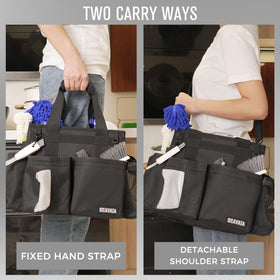 SCAVATA deep outer pockets and inner compartments for organized supplies.