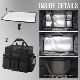 SCAVATA foldable dividers create customizable storage compartments.