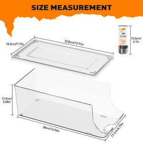 SCAVATA 12-can rack in freezer shows space-saving, organized beverage setup
