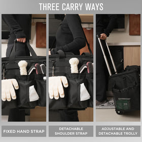 SCAVATA multi-pocket design helps organize gloves, keys, and bottles.