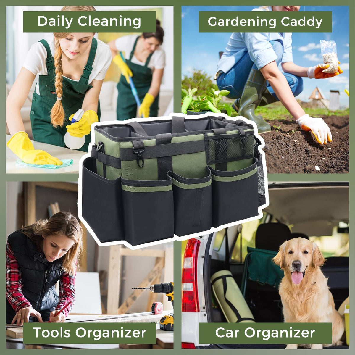 SCAVATA uses across home, car, garden, and more for organized cleaning trips