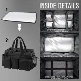SCAVATA aluminum-bottom design helps keep the bag dry during cleaning.