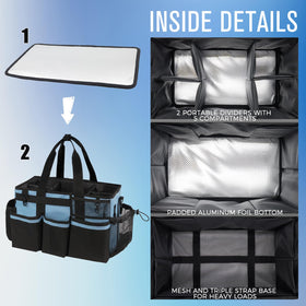 SCAVATA wearable cleaning caddy bottom pad protects contents in damp environments