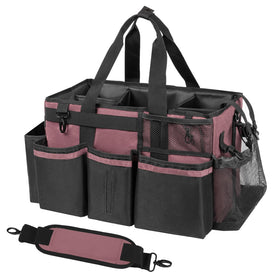 SCAVATA wearable cleaning caddy full bag keeps supplies organized for home cleaning.