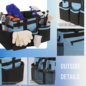 SCAVATA wearable cleaning caddy interior dividers enable customizable storage
