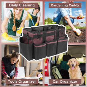 SCAVATA lotuspink caddy adds stylish practicality to cleaning routines.