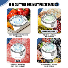 scbestuygo compact purifier for kitchen or outdoor use helps refresh fresh ingredients.