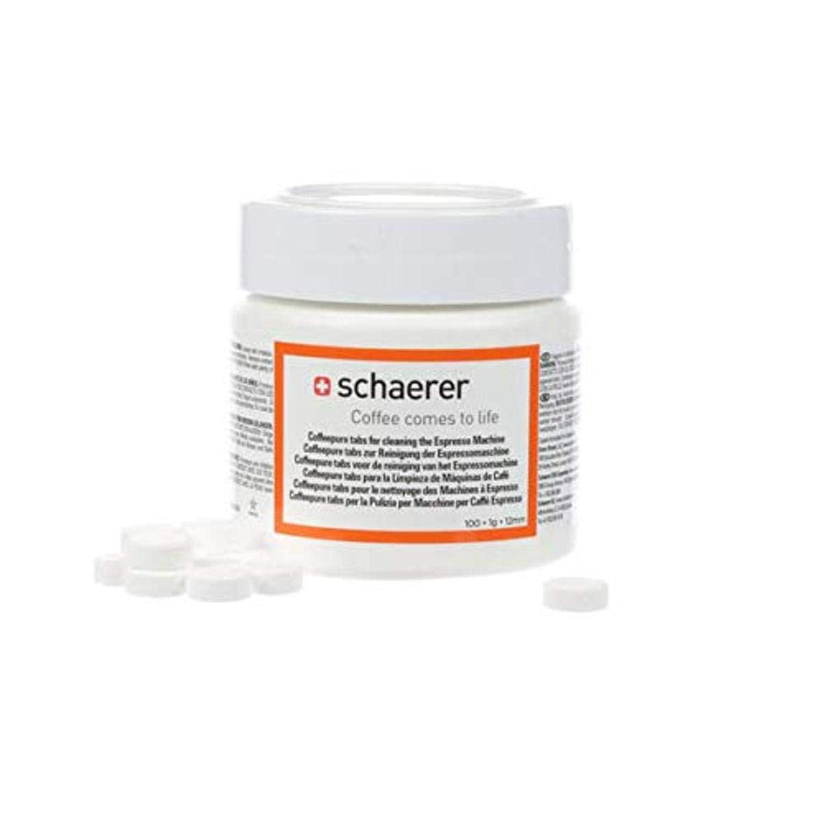 Schaerer Coffee Pure cleaning tablets for machines support safe, reliable cleaning.