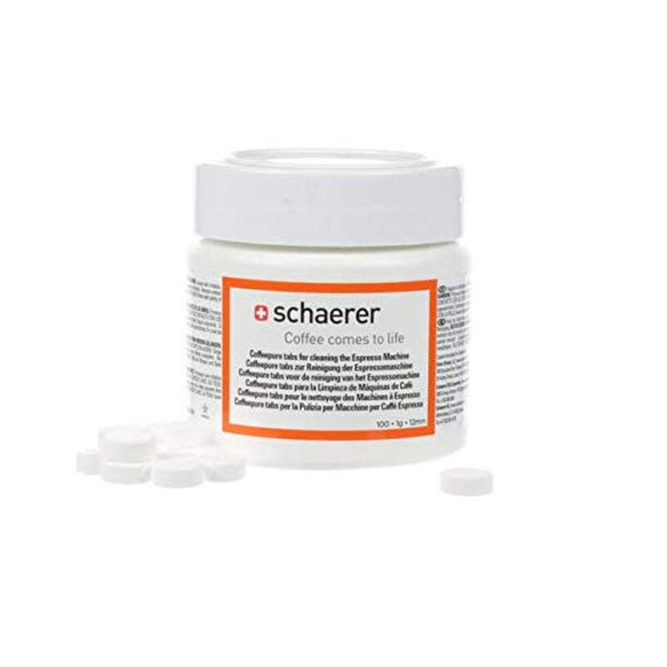 Schaerer Coffee Pure cleaning tablets for machines support safe, reliable cleaning.